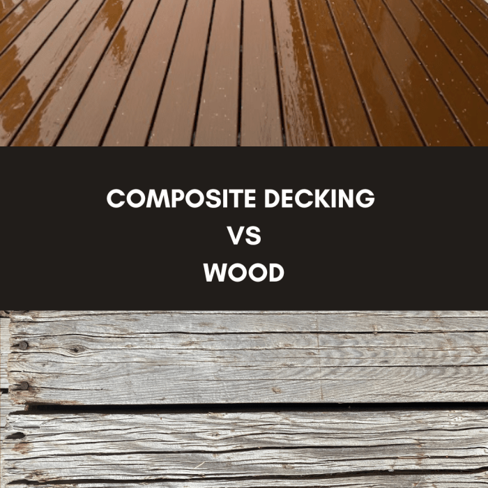 Composite vs. wood Composite vs. wood